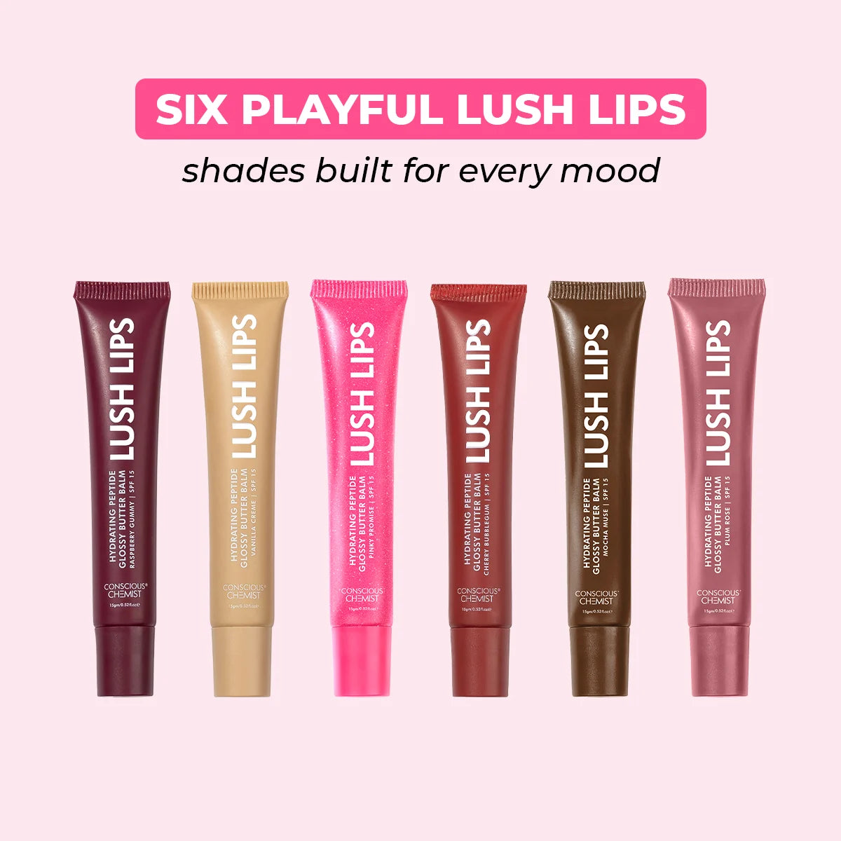 Glossy Peptide Lip Balm | Pinky Promise | Hydrates & Plumps | 15 gms