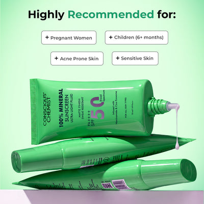 100% Mineral Sunscreen SPF 50 PA++++ | pronto