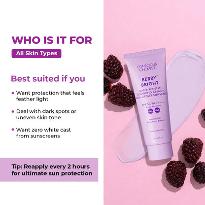 Berry Bright Sunscreen Mini | Pack of Two | 2x20 Gms