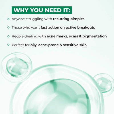Acne Care Duo | Spot Corrector Gel + Microneedle Patches for Fast Healing & Scar-Free Skin