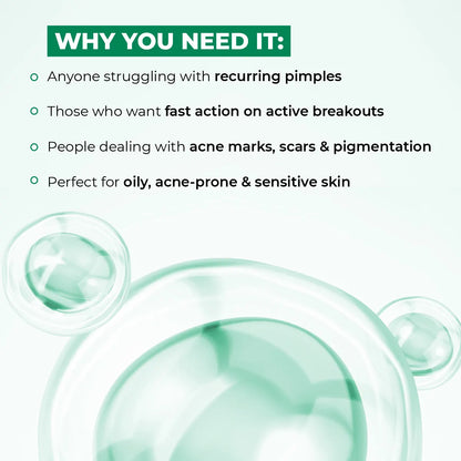 Acne Care Duo | Spot Corrector Gel + Microneedle Patches for Fast Healing & Scar-Free Skin