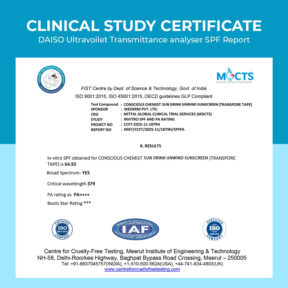 Sun Drink Unwind Edition Ceramide Sunscreen | SPF 50 PA++++ | 50 gms