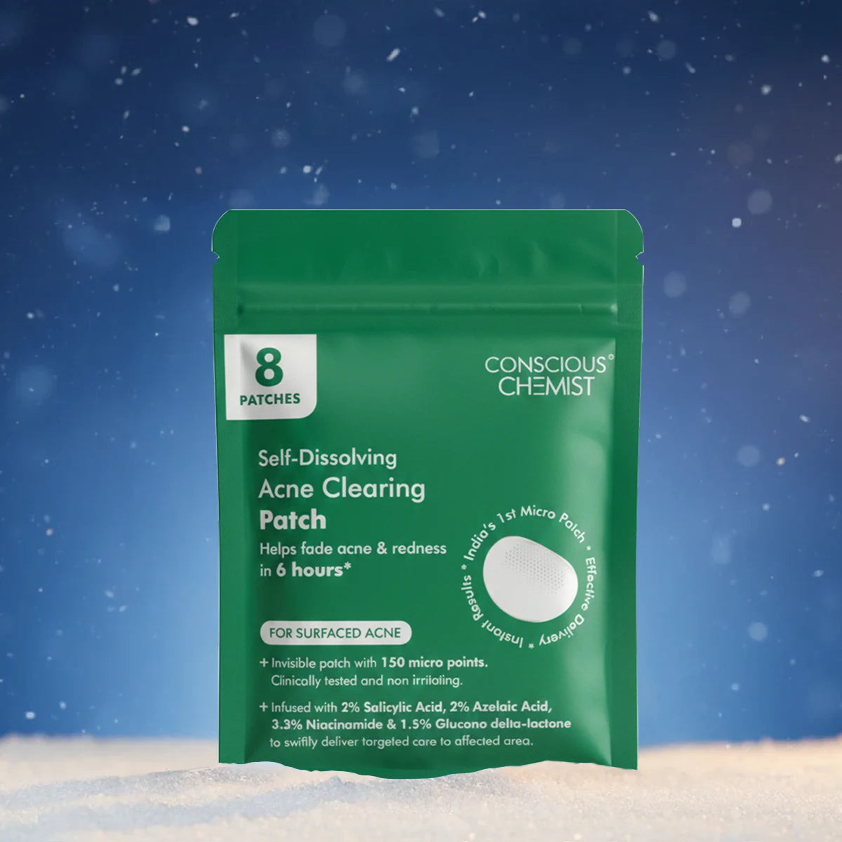 Self Dissolving Microneedle Acne Patches | 8 Patches | Flash Sale