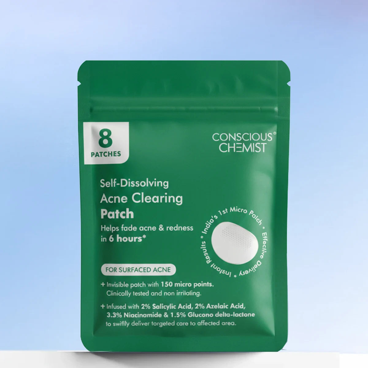 Self Dissolving Microneedle Acne Patches | 8 Patches | Flash Sale