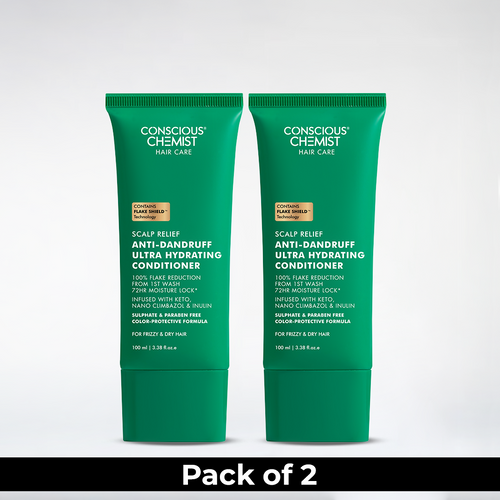 Anti-Dandruff Ultra Hydrating Conditioner | Pack Of 2 | 2 x 100 ml | Special Deal