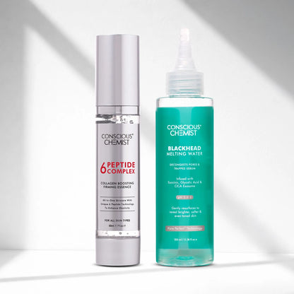 Smooth & Firm Duo | Blackhead Melting Water & 6 Peptide Serum | Combo