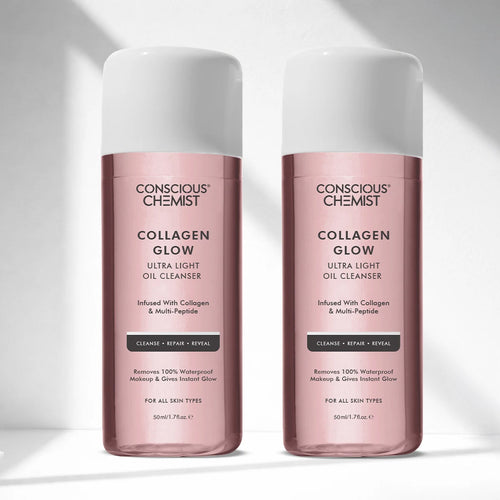 Collagen Glow Ultra-Light Oil Cleanser(Pack of 2) | For Firmer Looking Skin | Best Deal