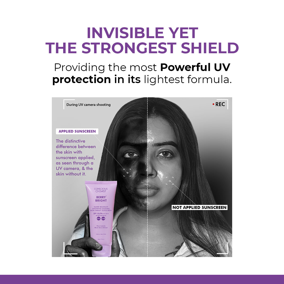 Niacinamide Sunscreen | SPF 50 PA ++++ & Water Resistant | 50 gm