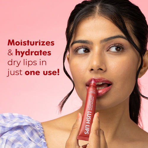 Glossy Peptide Lip Balm | 12 Hrs Hydration | Lush Lips - 15 gms |  Flash Sale