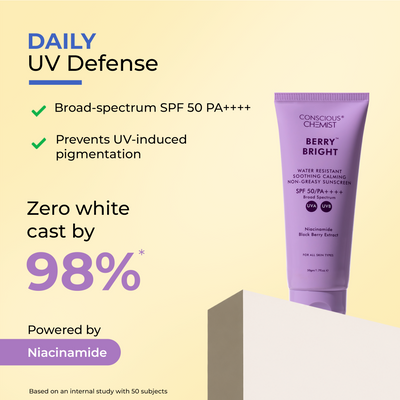 Firming & Protection Duo | Peptide Serum & Berry Bright Sunscreen | flat 50