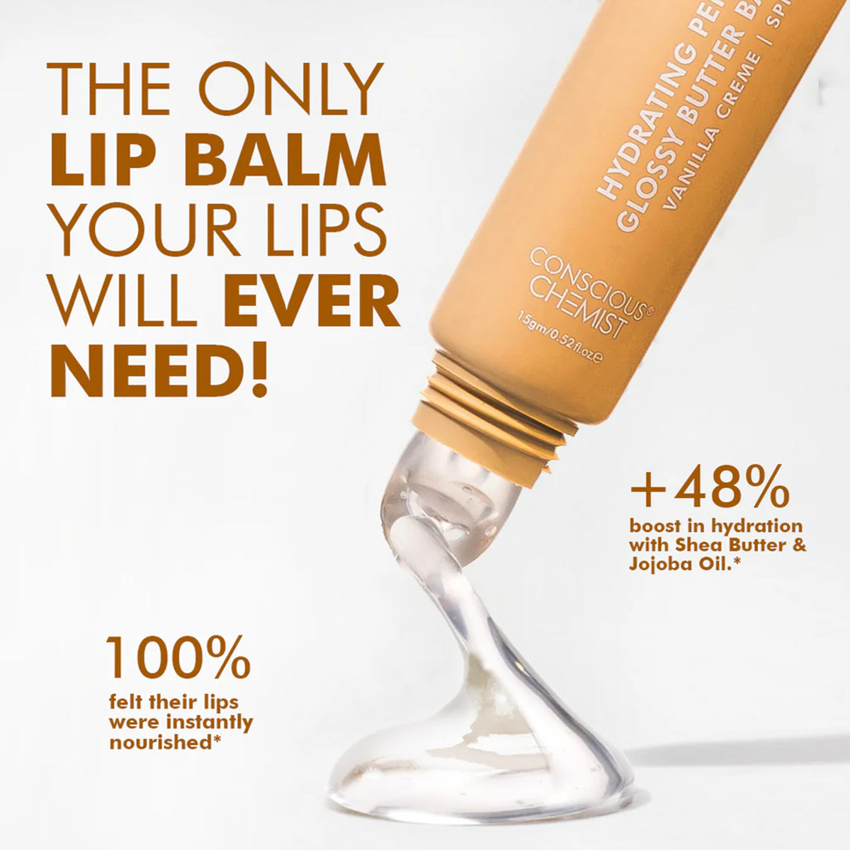 Glossy Peptide Lip Balm | 12 Hrs Hydration | 15 gms