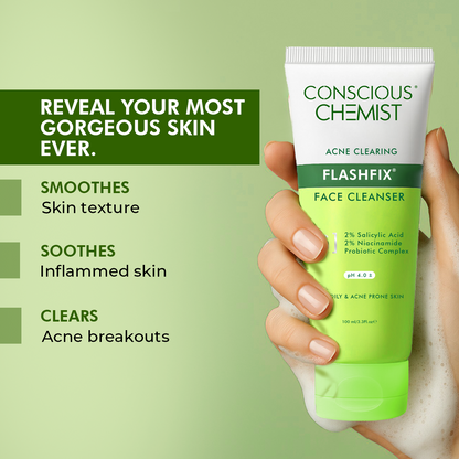 Exfoliating & Oil Control Face Wash | AHA, BHA & CICA Extract | 100 ml