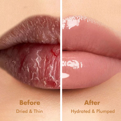 Glossy Peptide Lip Butter Balm | 12 Hrs Hydration | Lush Lips - 15 gms