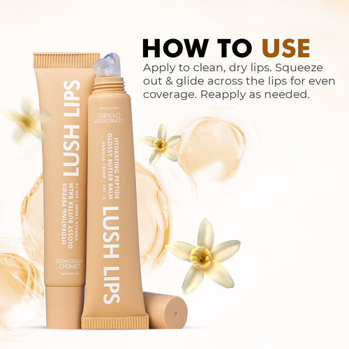 Glossy Peptide Lip Balm | 12 Hrs Hydration | 15 gms | Flash Sale