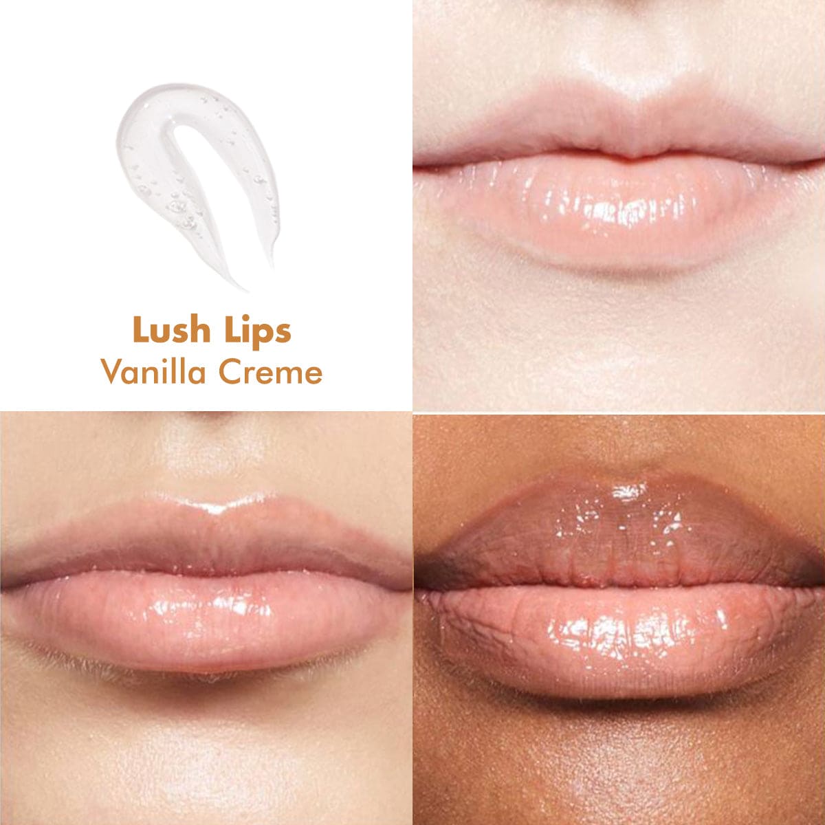 Glossy Peptide Lip Butter Balm | 12 Hrs Hydration | Lush Lips - 15 gms