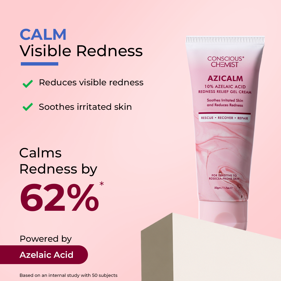 Redness Relief & Mineral Protection Routine | HOCL Spray, Azicalm & Sunscreen | Combo