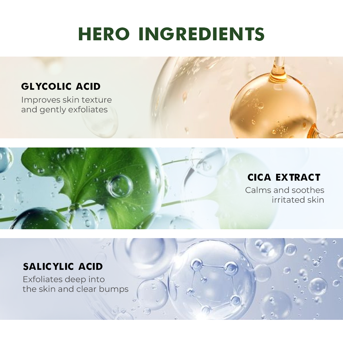 Exfoliating & Oil Control Face Wash | AHA, BHA & CICA Extract | 100 ml