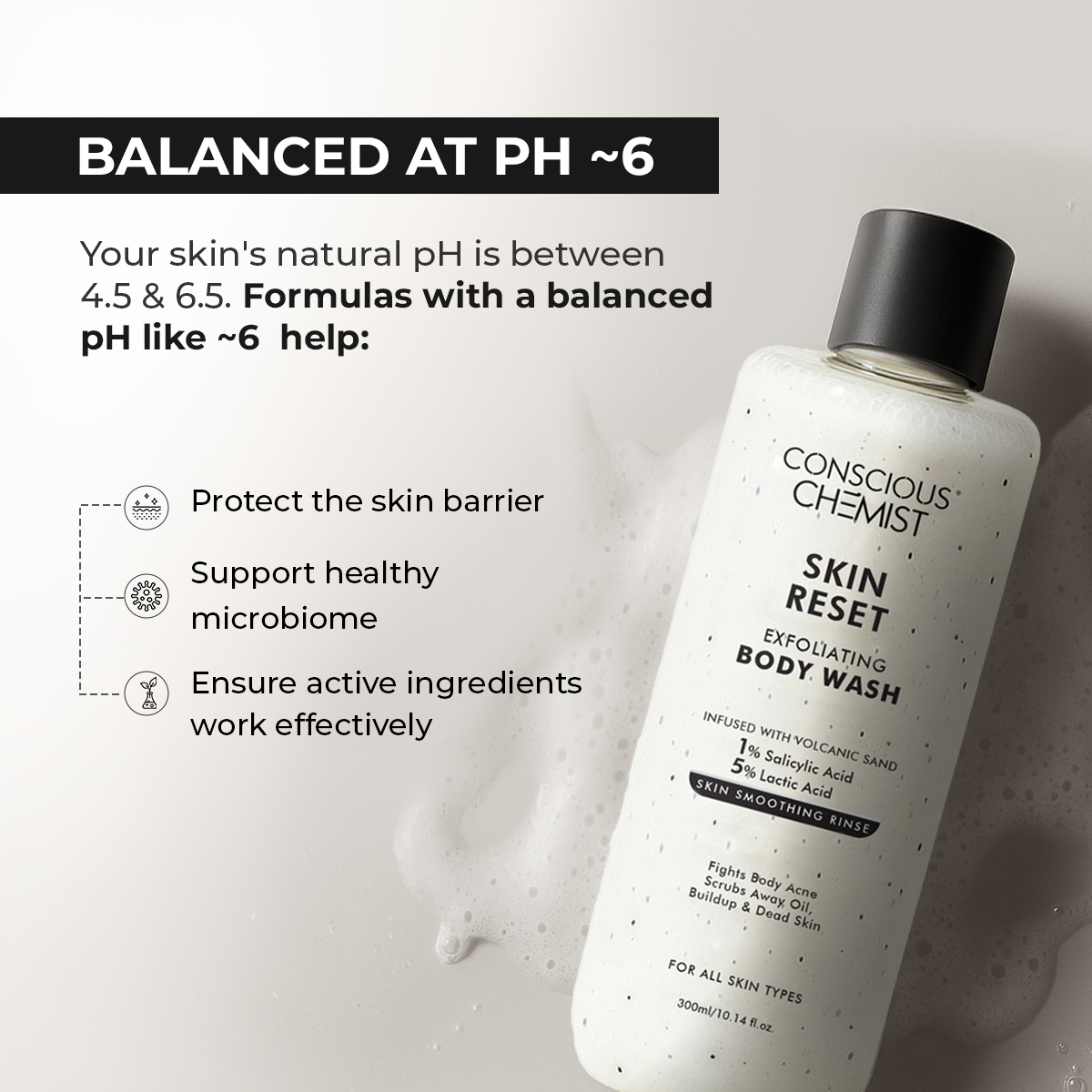 Skin Reset Exfoliating Bodywash | 300 ml