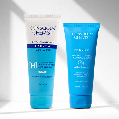 Hydration & Barrier Duo | Hydro+ Face Wash & Moisturizer | Combo
