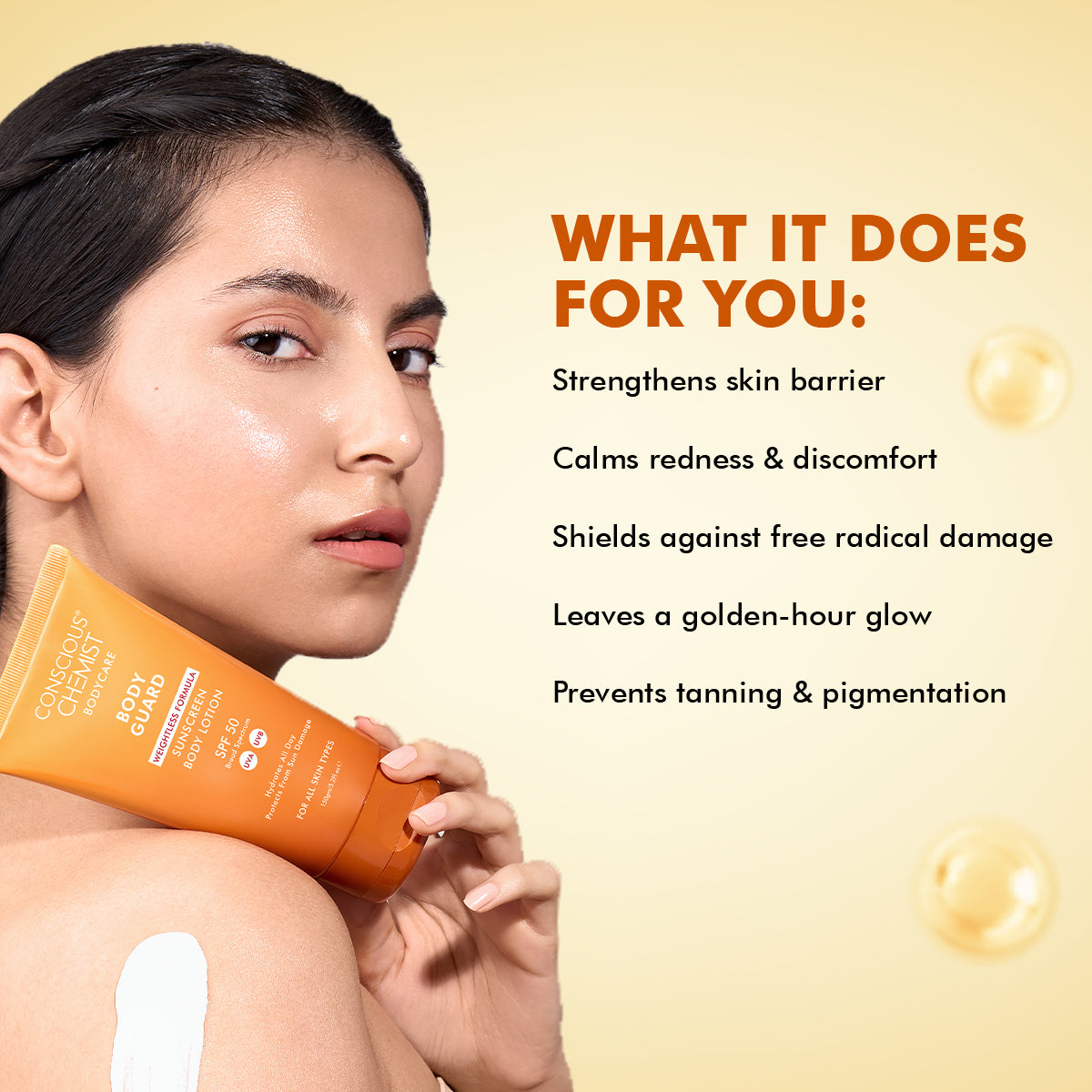 Sunscreen Body Lotion | SPF 50 PA++++ | Broad Spectrum Protection | 150 gm