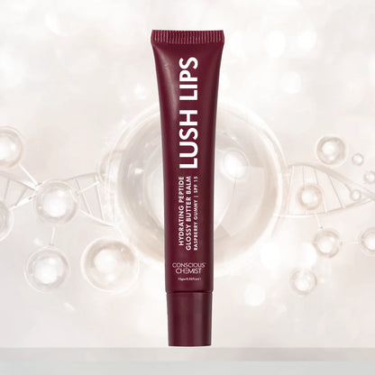 Glossy Peptide Lip Balm | 12 Hrs Hydration | Lush Lips - 15 gms