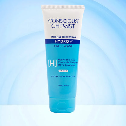 Hydrating Face Wash For Dry Skin | Hyaluronic Acid & Ceramides | 100 ml