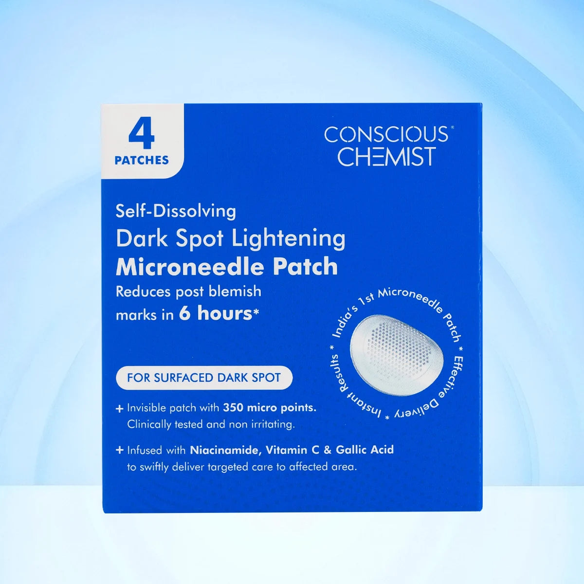 Microneedle Patch For Dark Spot Removal | 4 Patches