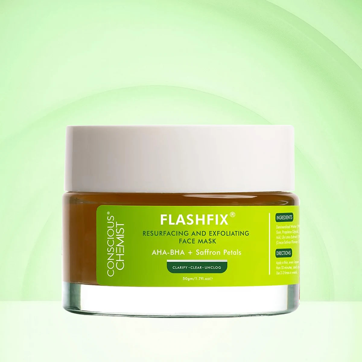 Flashfix Exfoliating & De-Tan Face Mask | 50 ml