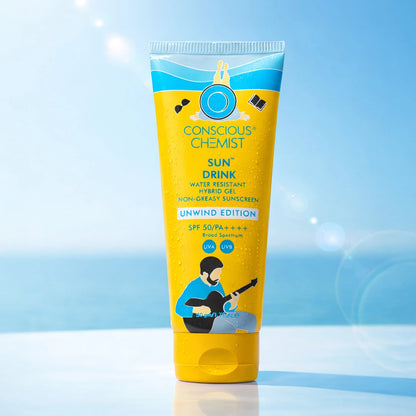 Sun Drink Unwind Edition Ceramide Sunscreen | SPF 50 PA++++ | 50 gms | SS