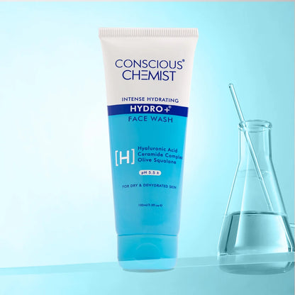 Hydrating Face Wash For Dry Skin | Hyaluronic Acid & Ceramides | 100 ml