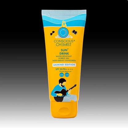 Sun Drink Unwind Edition Ceramide Sunscreen | SPF 50 PA++++ | 50 gms