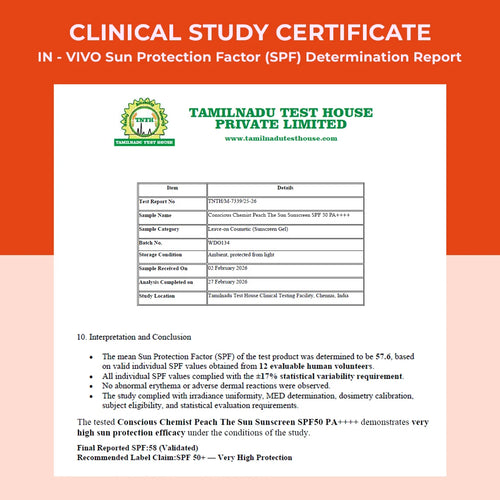 Peach The Sun | SPF 50 PA++++ | 50 gms | SPF