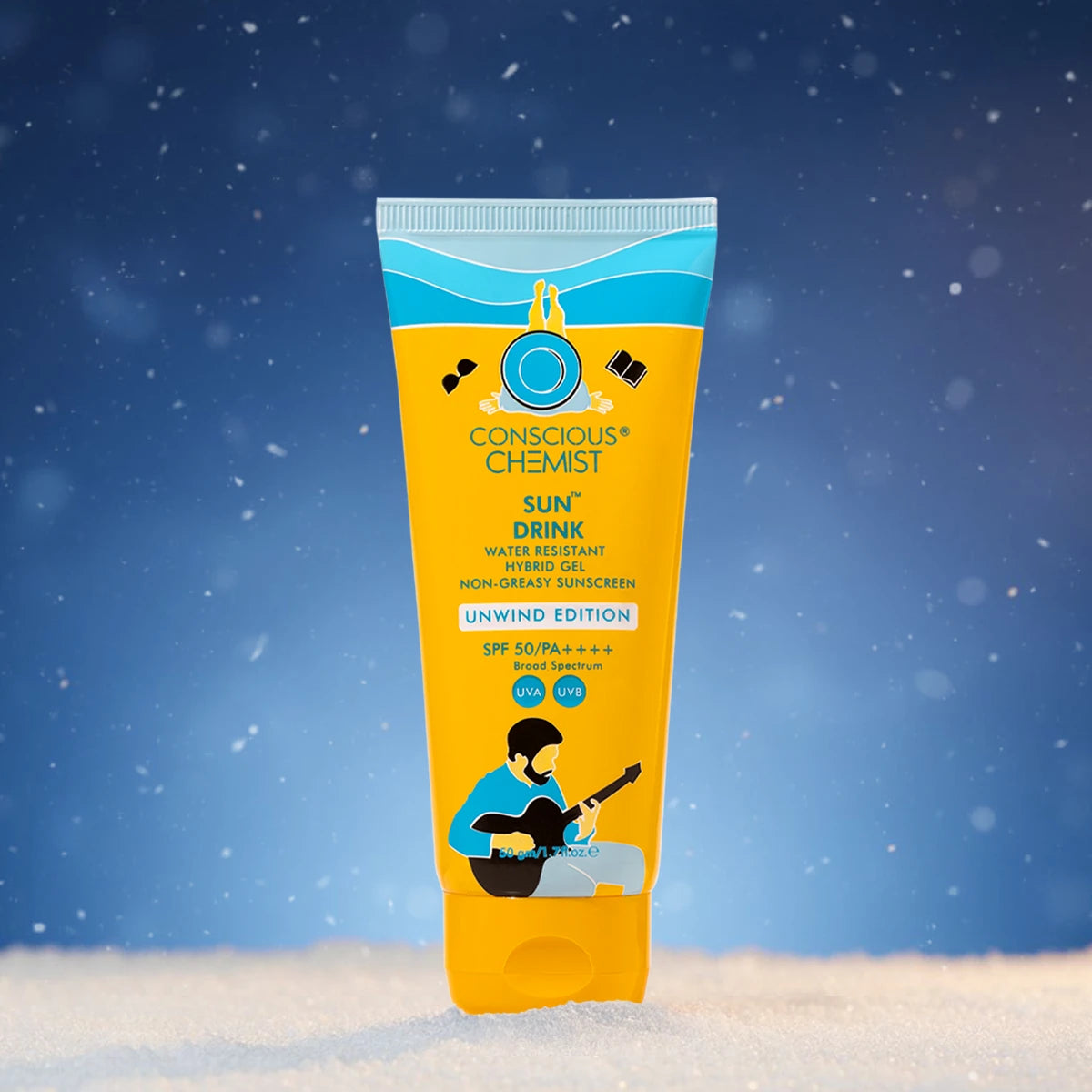 Sun Drink Unwind Edition Ceramide Sunscreen | SPF 50 PA++++ | 50 gms