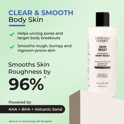 Face & Body Clarifying Routine | Body Wash, Face Wash & Sunscreen | flat 50