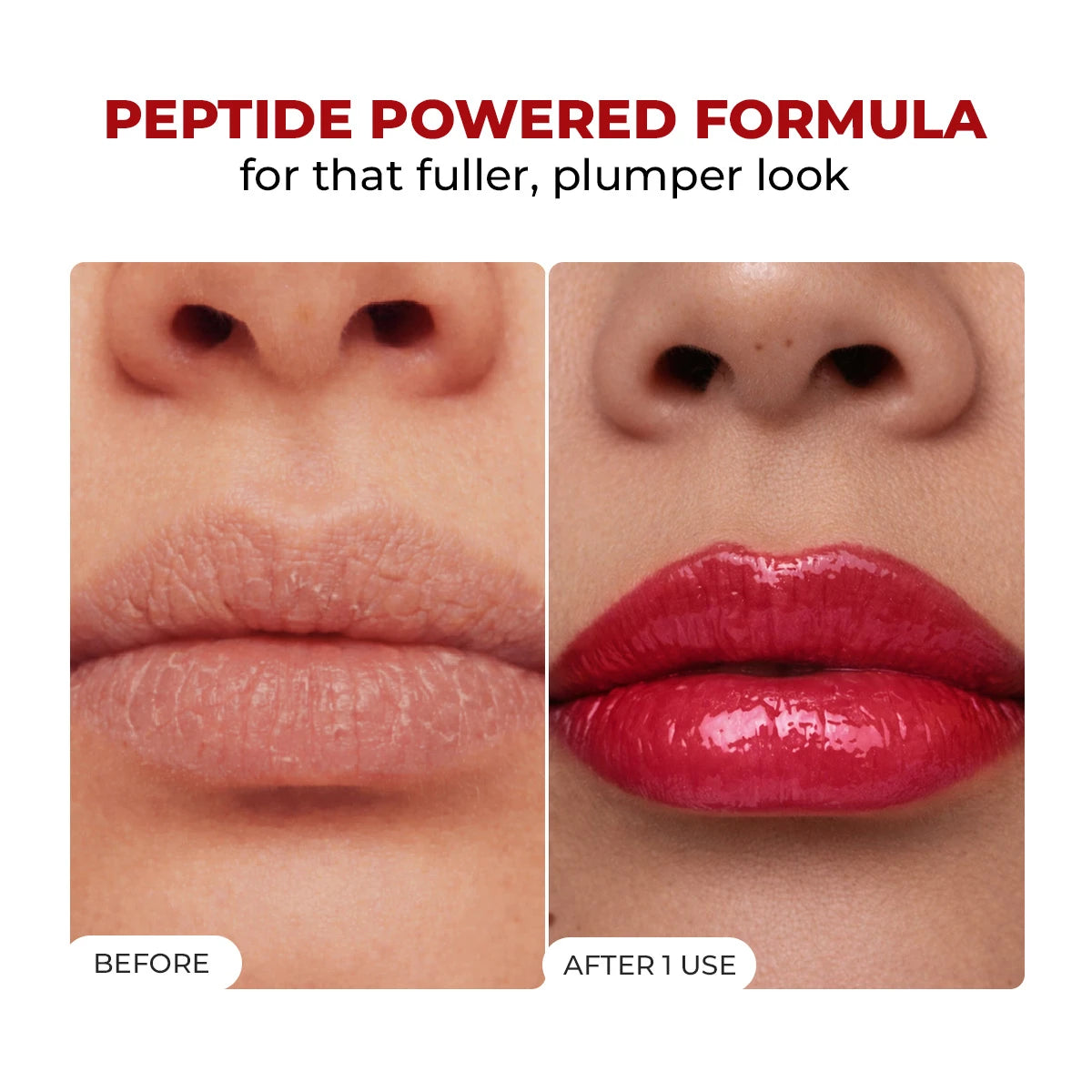 Glossy Peptide Lip Balm | 12 Hrs Hydration | Lush Lips - 15 gms