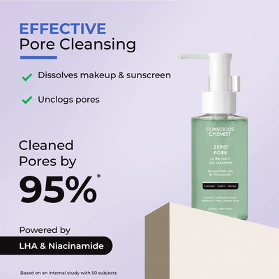 Pore Refining Trio | Oil Cleanser, Mini Blackhead Toner & SPF | flat 50