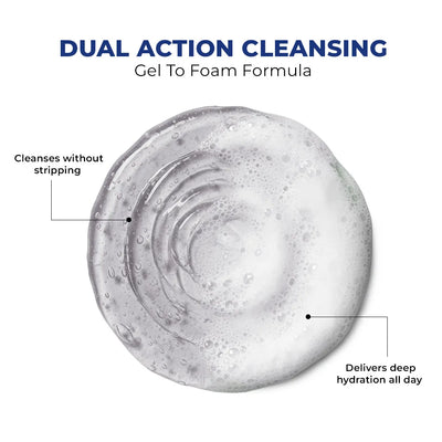 Hydrating Face Wash For Dry Skin | Hyaluronic Acid & Ceramides | 100 ml | Best Deal