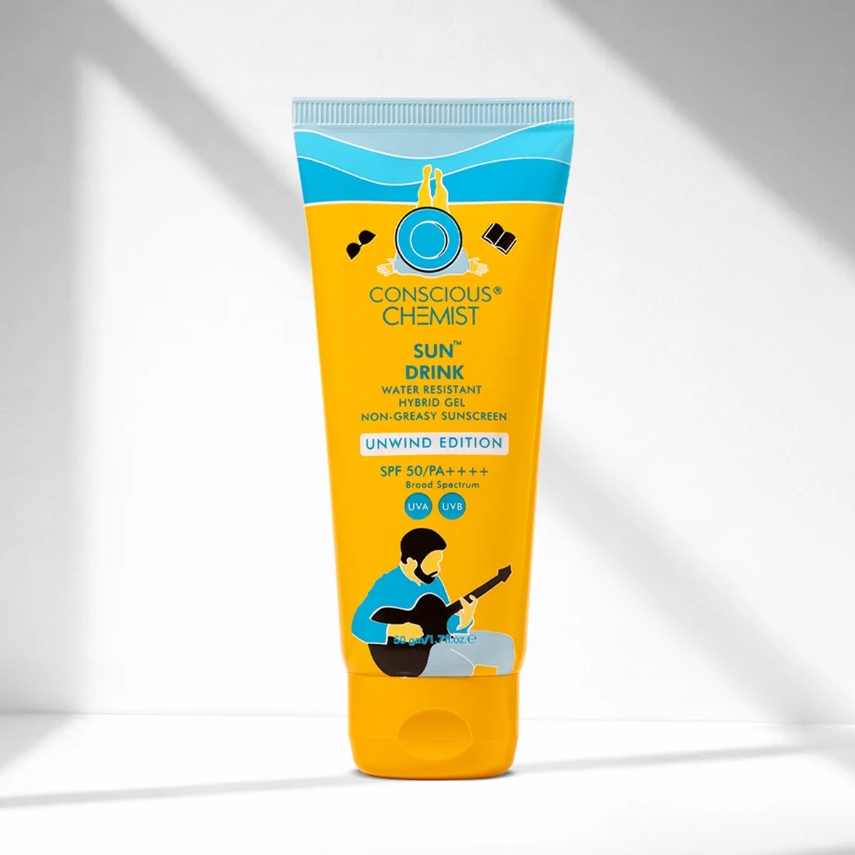 Sun Drink Unwind Edition Ceramide Sunscreen | SPF 50 PA++++ | 50 gms