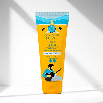 Sun Drink Unwind Edition Ceramide Sunscreen | SPF 50 PA++++ | 50 gms