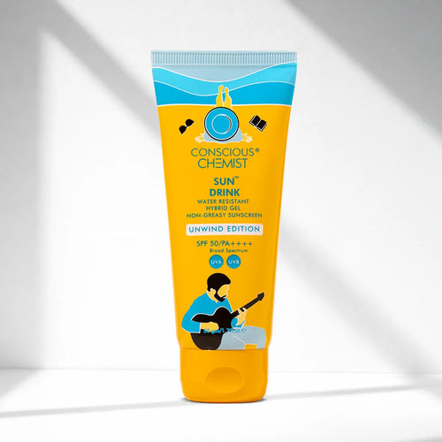 Sun Drink Unwind Edition Ceramide Sunscreen | SPF 50 PA++++ | 50 gms | Flash Sale