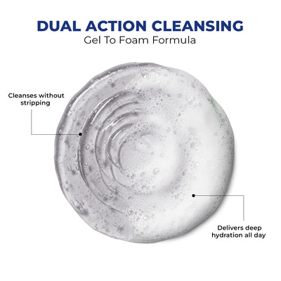 Hydrating Face Wash For Dry Skin | Hyaluronic Acid & Ceramides | AF