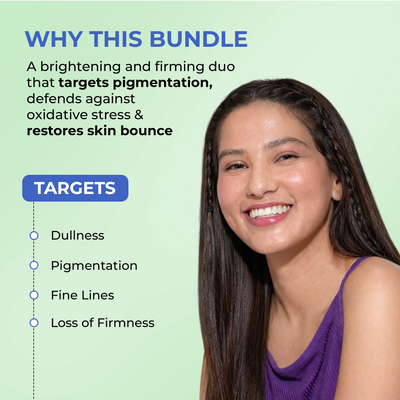 Bright & Firm Duo | 5 Antioxidant Serum & Collagen Jelly Cream | flat 50