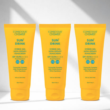 Sundrink Sunscreen ( 3 x 50 Gms) | Pack Of 3