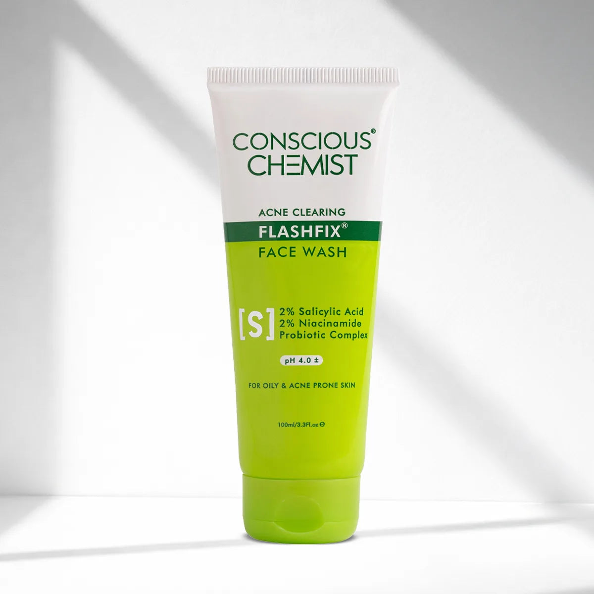 Oil Control & Acne Clearing Exfoliating Face Wash | AHA, BHA & CICA Extract | 100 ml