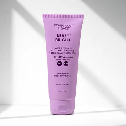 Berry Bright Sunscreen | SPF50 PA ++++ | 50 Gm