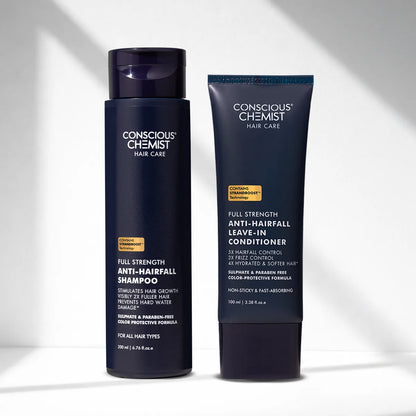 Anti-Hairfall Strength Duo | Shampoo & Conditioner | Reduces Hairfall & Frizz