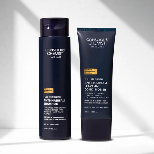 Anti-Hairfall Strength Duo | Shampoo & Conditioner | Reduces Hairfall & Frizz | Supersaver Sale