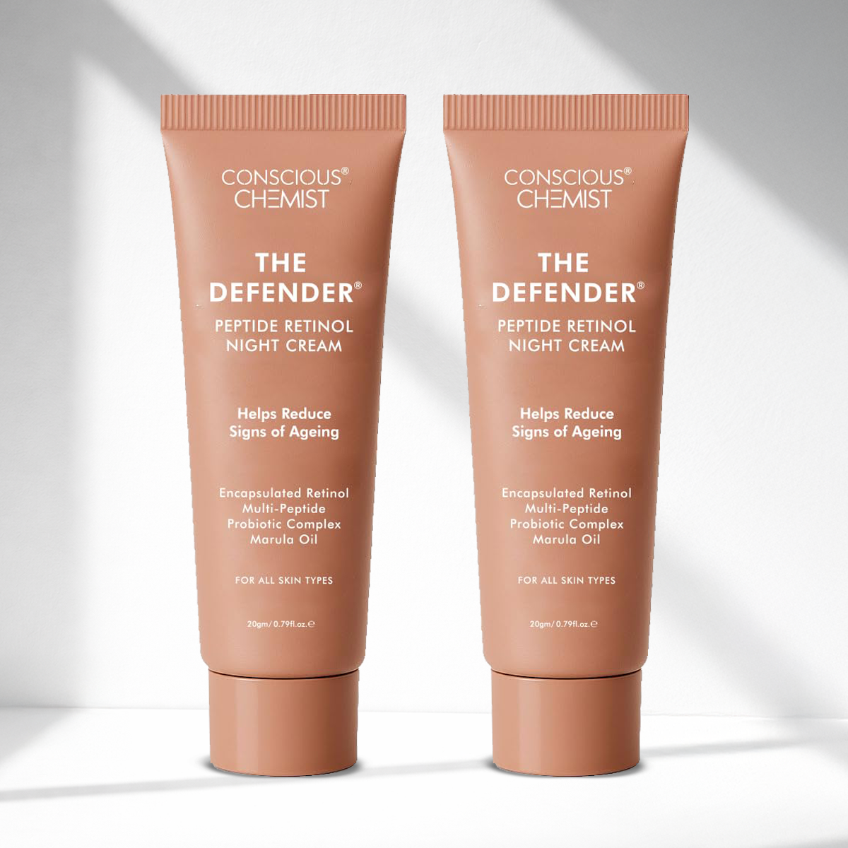 Defender Retinol Anti-Ageing Cream Mini | Pack of Two
