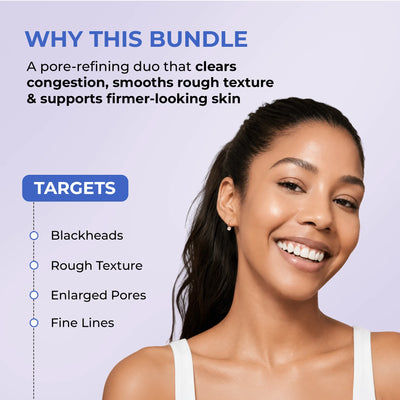 Smooth & Firm Duo | Blackhead Melting Water & 6 Peptide Serum | flat 50