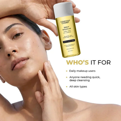 Makeup Removal Trio | Daily Dissolve Cleanser Mini - 50 ml & Silicone Brush